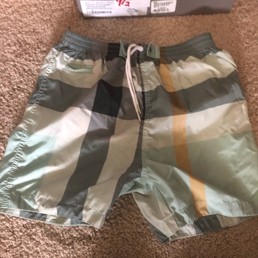 Burberry boys swim trunks